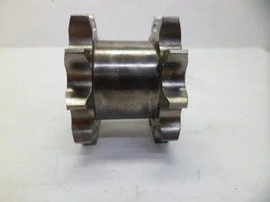 DS50A10 DOUBLE SINGLE SPROCKET #50 CHAIN 10 TOOTH 1" ID. PLAIN BORE N.O.S. - Picture 1 of 4