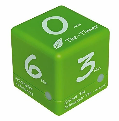 TFA Dostmann Timer digitale per tè, Plastica, Verde, 6 x 6 x 6 cm (S3g) - Immagine 1 di 1