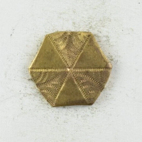 1820's-40's Golden Age Hexagon 1 Piece  Original Button L9B Cover