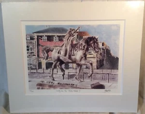 Collectable “Lady On The White Horse II” Ltd Ed. Print By Gilbert Csecs - Picture 1 of 7