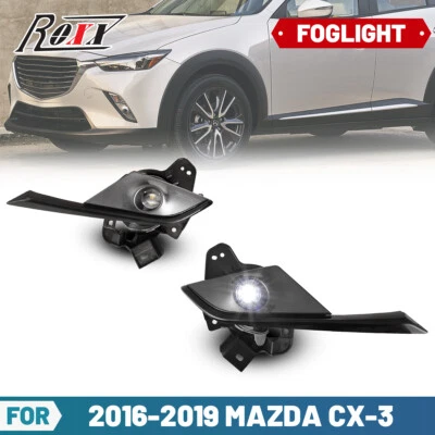 Luces antiniebla LED para Mazda CX-3 2016 2017 2018 2019 luces delanteras con cableado + interruptor Foto 1 de 4