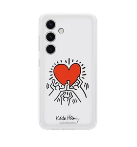 Genuine Samsung Galaxy S24 Flipsuit Case - Keith Haring - White - New - Picture 1 of 4