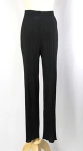 PLEATS PLEASE Black Pants ISSEY MIYAKE 158 8538 - Picture 1 of 6