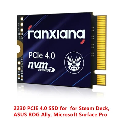 Mini M.2 SSD 1TB 2TB NVMe 2230 PCIe 4.0 SSD For Steam Deck Microsoft Surface Pro - Image 1 of 4