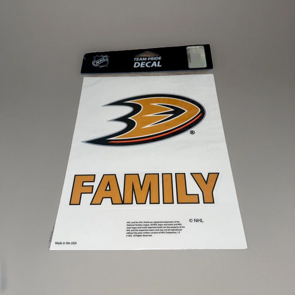 Anaheim Ducks Family Sticker Decal Pack NHL Hockey Sticker CA Free Shipping! - Image 1 of 1