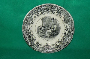 SARREGUEMINES assiette n°12 , la grand-mère - Imagen 1 de 2