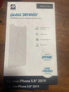 ZAGG Ifrogz Glass Defense Screen Protector iPhone 11 Pro - Picture 1 of 2
