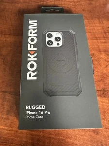 Rokform iPhone 16 Pro Rugged Case - MagSafe & Wireless Charging Compatible - Zdjęcie 1 z 4