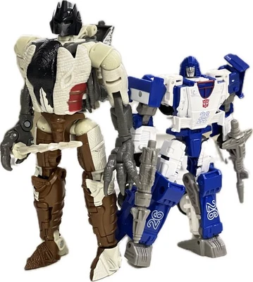 Transformers War for Cybertron Kingdom 2 Pack - Mirage & Grimlock - Immagine 1 di 4