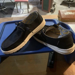 Hey Dude Wendy schwarze Canvas-Bananen für Damen US 9 - Bild 1 von 4