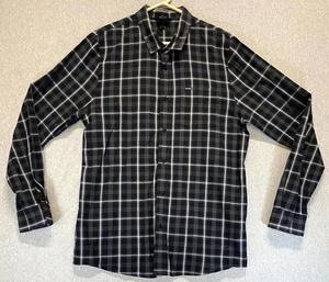 Volcom Shirt Mens XL Multicolor Buffalo Plaid Cotton Logo Casual Button Up - Picture 1 of 12