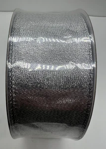 Members Mark Wire Edged 2.5 50 yards, Silver Ribbon - Picture 1 of 3