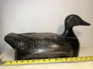 canvasback hen duck decoy oversized unknown ontario - Picture 1 of 20