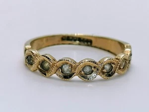 9ct Gold Eternity Ring Fully Hallmarked Size L - Picture 1 of 7