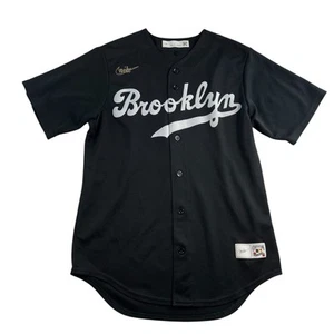 Nike M Medium Jackie Robinson Brooklyn Dodgers Black MLB Player Jersey Men's - Picture 1 of 18