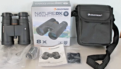Celestron Nature DX 8x42mm Roof Binoculars - Black - Image 1 of 4
