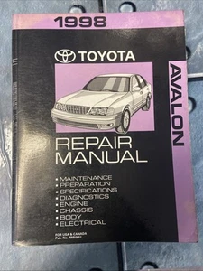 1998 Toyota Avalon Factory Repair Manual Book Factory OEM - Picture 1 of 1