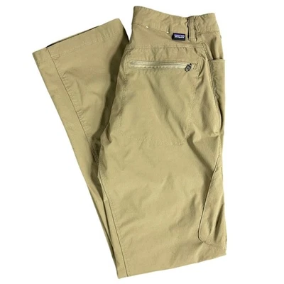 Pantalones artesanales de roca Patagonia para mujer talla 2 pantalones de senderismo cargo caqui sin etiqueta de talla Foto 1 de 4