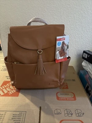 SkipHop Greenwich Simply Chic Backpack Diaper Bag Brown  - Image 1 of 4
