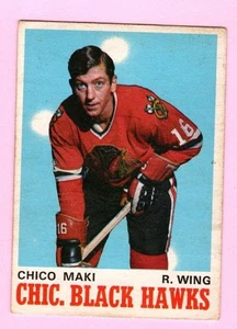 1970-71 O-Pee-Chee Hockey Chico Maki #149 Chicago Blackhawks - Vedi foto - Foto 1 di 2