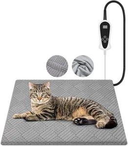 Large Pet Heating Pad 28" x 18" Dogs & Cats Waterproof Heating Pad Indoor & Out - Picture 1 of 7