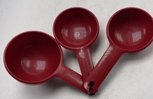 KitchenAid Misurini Rosso Misura Cucina Cottura Plastica Set 3 - Foto 1 di 5