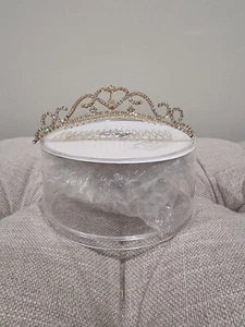 Bloch Gemma Diamante tiara hair comb - Picture 1 of 3
