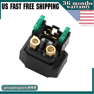 Relé solenoide de arranque para Yamaha YFM 350 400 450 660 700 Grizzly Big Bear 4x4 Foto 1 de 4