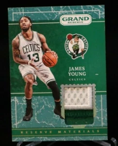 2016-17 Grand Reserve Materials Mármol #4 James Young Celtics Juego Usado/10 - Imagen 1 de 2