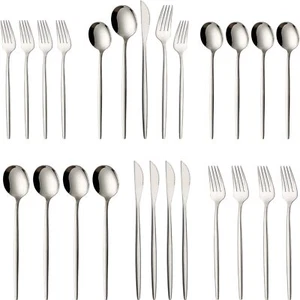 20 Pc Stainless Steel Silverware Set Service for 4 Kitchen & Restaurant Use - Picture 1 of 7