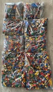 Lego Kiloware Gemischt 1 Kg 1 Kilo Konvolut | Steine Platten Sondersteine Reifen - Bild 1 von 4