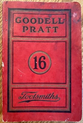 Antique 1926 Goodell-Pratt Tools Catalog No. 16, 400 pages - Not A Reprint - - Image 1 of 4