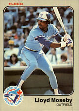 1983 Fleer Toronto Blue Jays Baseball Card #435 Lloyd Moseby