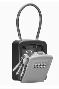 Serratura chiavi combinazione portatile impermeabile conservazione chiavi codice personalizzato - Foto 1 di 5
