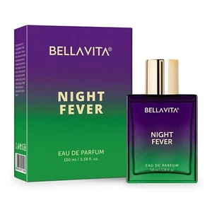 BELLAVITA Night Fever Eau De Parfum Long Lasting Perfume for Men & Women 100 ML - Picture 1 of 14