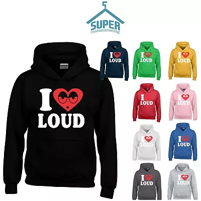 I Love Loud HOODIE Sweatshirt Funny Party Filling Blunt Weed Hip Hop Hoodie  - Image 1 of 2