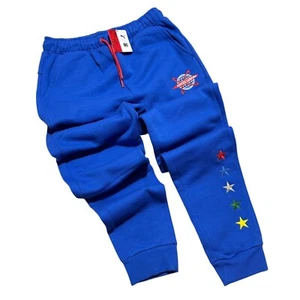 Pantaloni da jogging PUMA X DC blu Justice League ragazzo taglia XL in pile - Foto 1 di 11