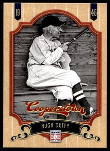 2012 Panini Cooperstown 27 Hugh Duffy   Boston Beaneaters Baseball Card