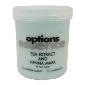Option Essence Sea Extract & Henna Mask For All Hair Type-1000 Ml/33.8 Oz - Picture 1 of 2
