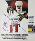 Tony Dakota & Tommy Lee Wallace Signed 12X18 Movie Poster It 1990 Pennywise Jsa