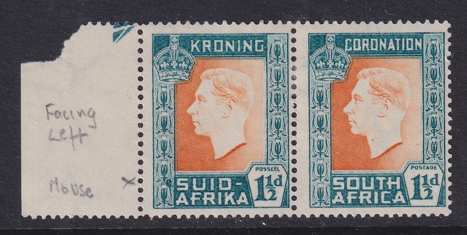 Sudáfrica, SG 73a, MHR "Mouse Flaw" variedad Foto 1 de 1