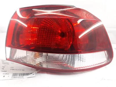 Used Right Outer Tail Light Assembly fits: 2014 Volkswagen Golf exc. City Htbk o - Image 1 of 4