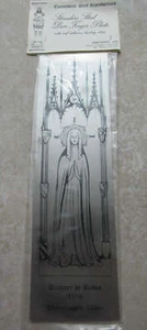 Rare Vintage Door Finger Plate Medieval Era Alianore de Bohon Westminster Abbey - Picture 1 of 5