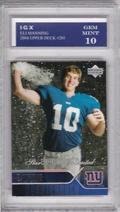 ELI MANNING ROOKIE CARD 2004 Upper Deck Limited $$ RC Giants GEM MINT 10 RARE! - Picture 1 of 1