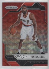 2016-17 Panini Prizm Ruby Wave Prizm Festus Ezeli #275