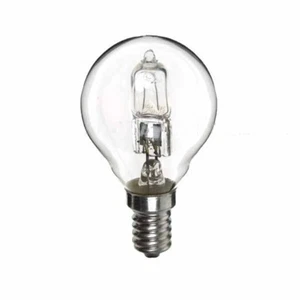 Low Energy Halogen Golf Ball 28W (equivalent to 40 watt) E14 Clear - Picture 1 of 2