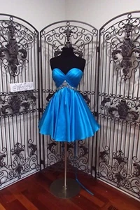 G2125/6) ALYCE 4250 TURQUOISE SZ 6 OR 12 COCKTAIL PROM HOMECOMING GOWN DRESS - Picture 1 of 11