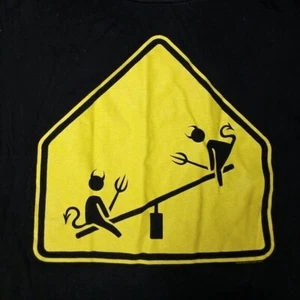 Camiseta vintage años 90 Satan's Bake Sale Devil's Playground - Imagen 1 de 7