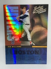 Ted Williams 2005 Donruss Leather & Lumber Hitters Inc Gold #HI-23 /100 XCJX