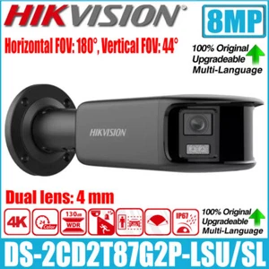 Cámara IP Hikvision DS-2CD2T87G2P-LSU/SL 8 MP Panorámica ColorVu Doble Lente Bullet - Imagen 1 de 17
